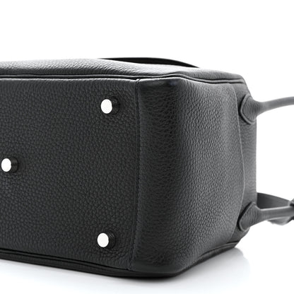 Hermes Taurillon Clemence Lindy 26 Black 10 of 12