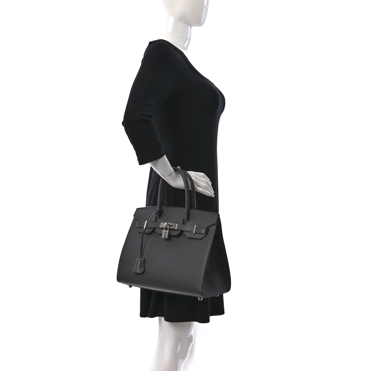 Madame Calfskin Birkin Sellier 30 Graphite