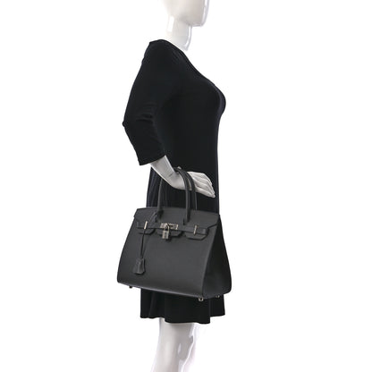 Hermes Madame Calfskin Birkin Sellier 30 Graphite 2 of 10