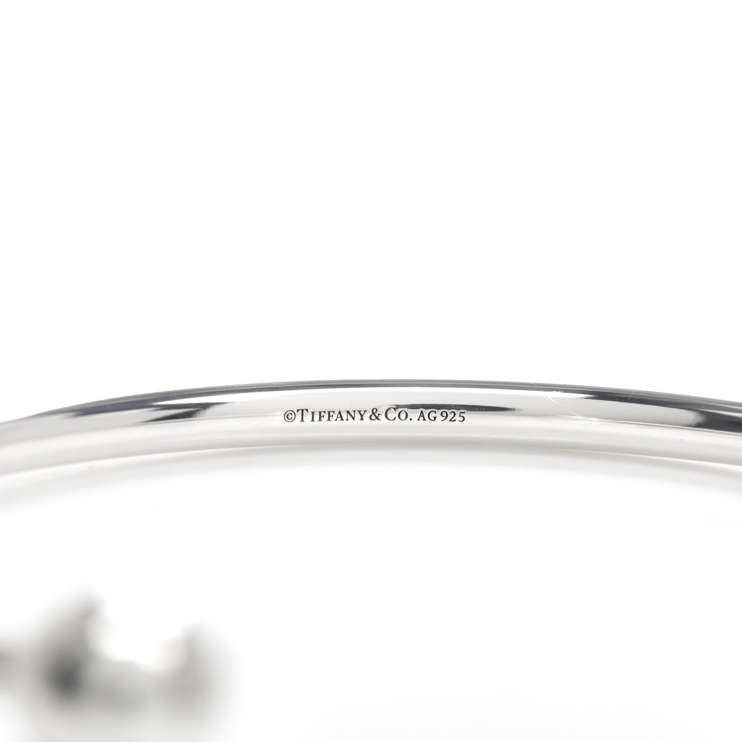 Tiffany Sterling Silver HardWear Ball Wire Bracelet 4 of 4