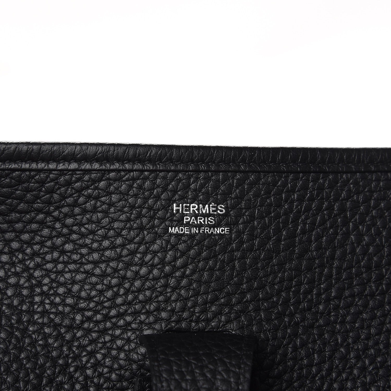 Hermes Taurillon Clemence Evelyne III GM Black 6 of 9