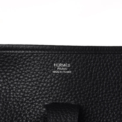 Hermes Taurillon Clemence Evelyne III GM Black 6 of 9