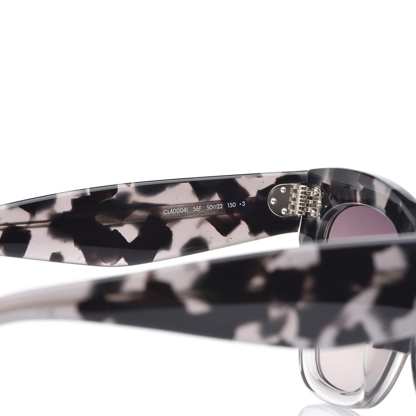 Cat Eye Sunglasses CL40001I Grey Black