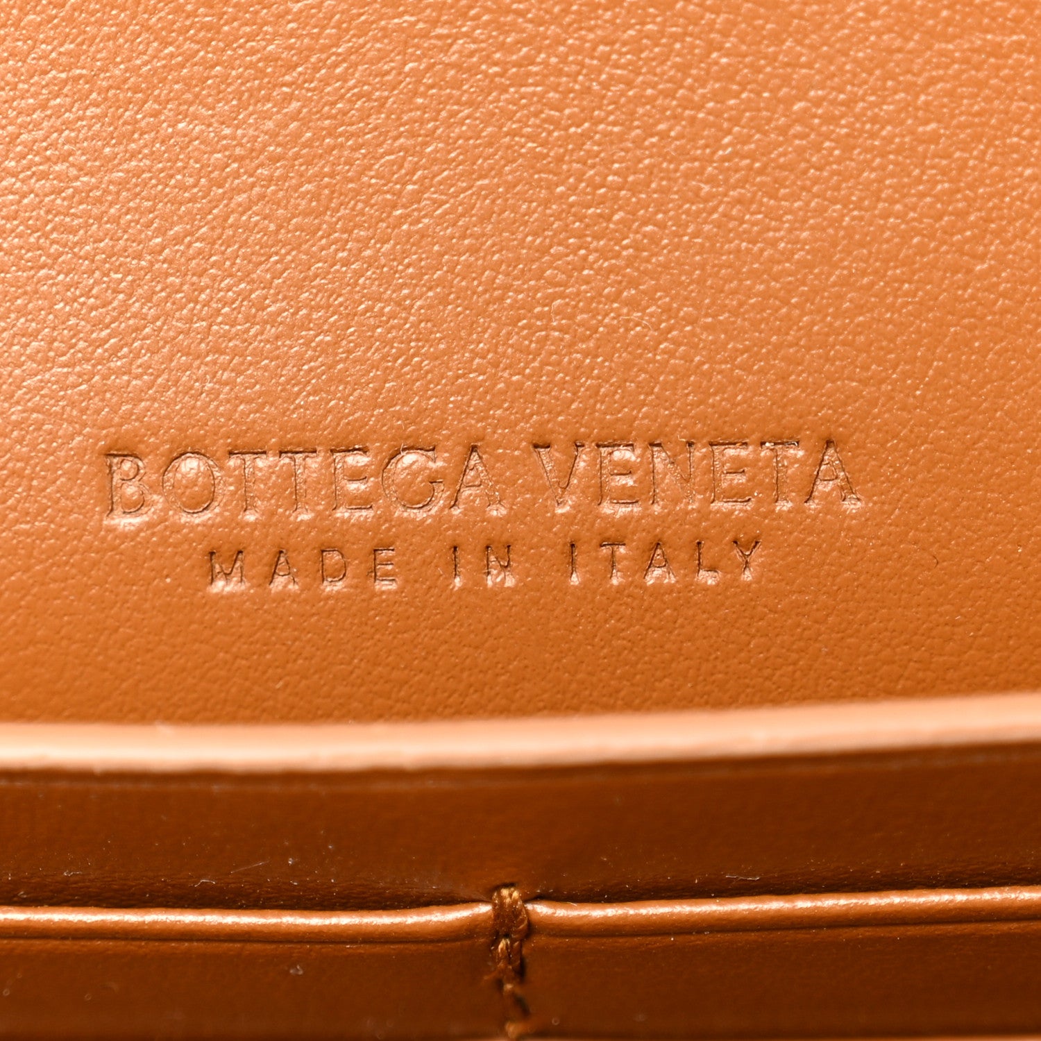 Bottega Veneta Nappa Intrecciato Long Andiamo Top Handle Clutch Cognac Cognac 6 of 10