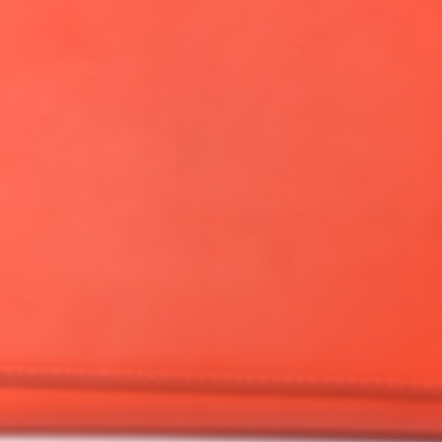 Grained Calfskin Medium Edge Shoulder Bag Vermillion