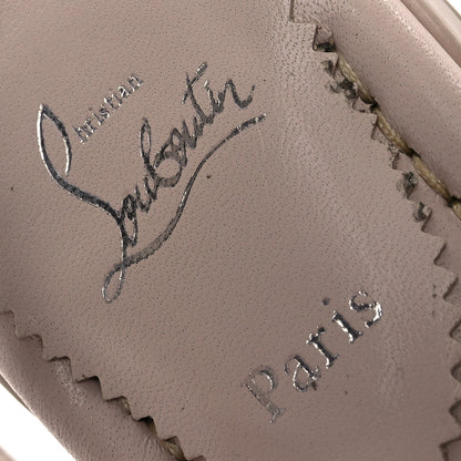 Christian Louboutin Nappa Sweet Jane 55 Sandals 38 Leche 10 of 10