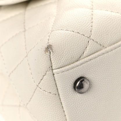 Chanel Caviar Lizard Quilted Small Coco Handle Flap Ivory 9 of 24