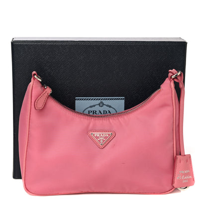 Prada Nylon Re-Edition 2005 Shoulder Bag Begonia 24 of 24