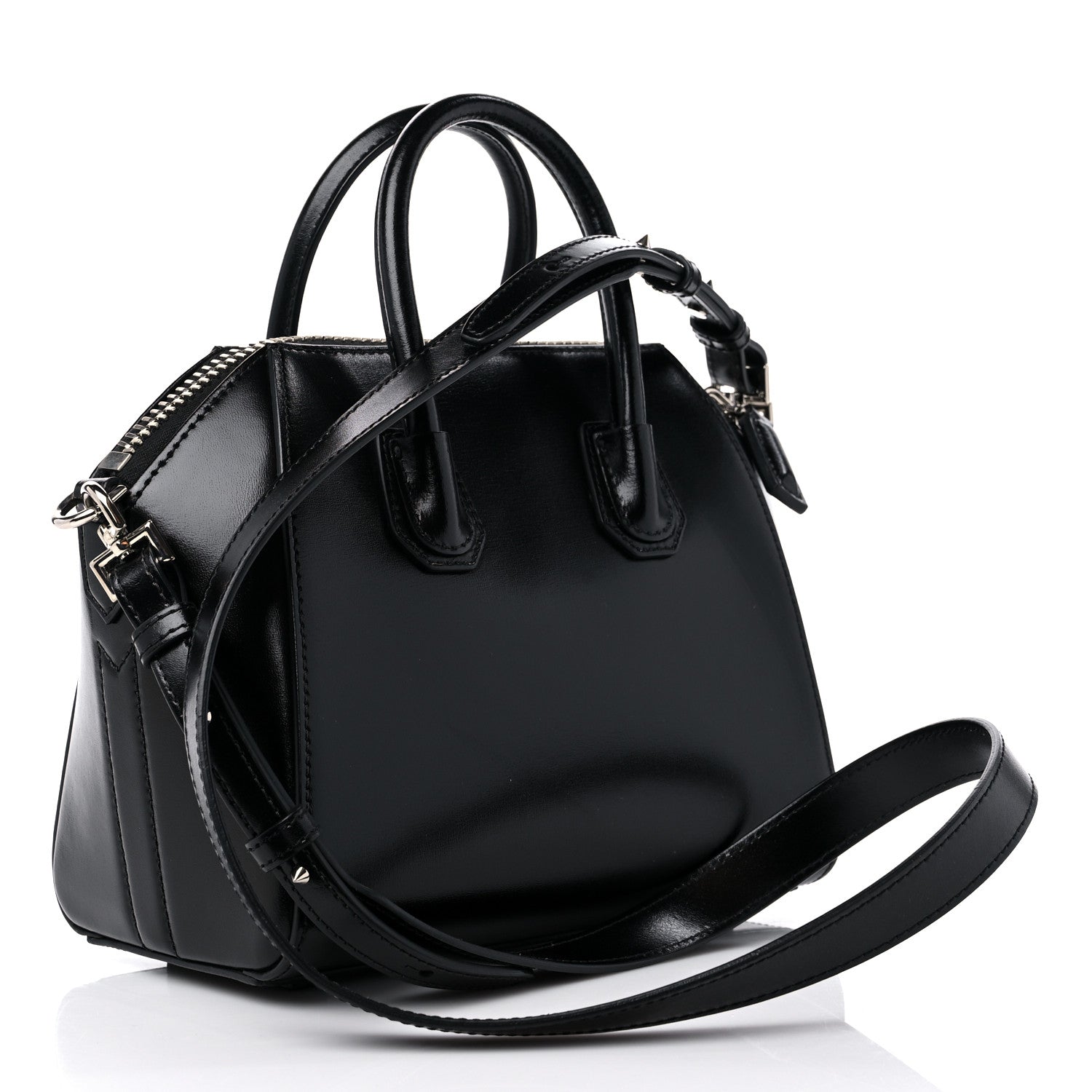 Givenchy Shiny Lord Calfskin Mini Antigona Black 3 of 10