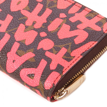 Louis Vuitton Monogram Graffiti Zippy Coin Purse Fuchsia 4 of 7