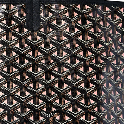 Goyard Goyardine Saint Louis Claire Voie PM Black Pink 7 of 9