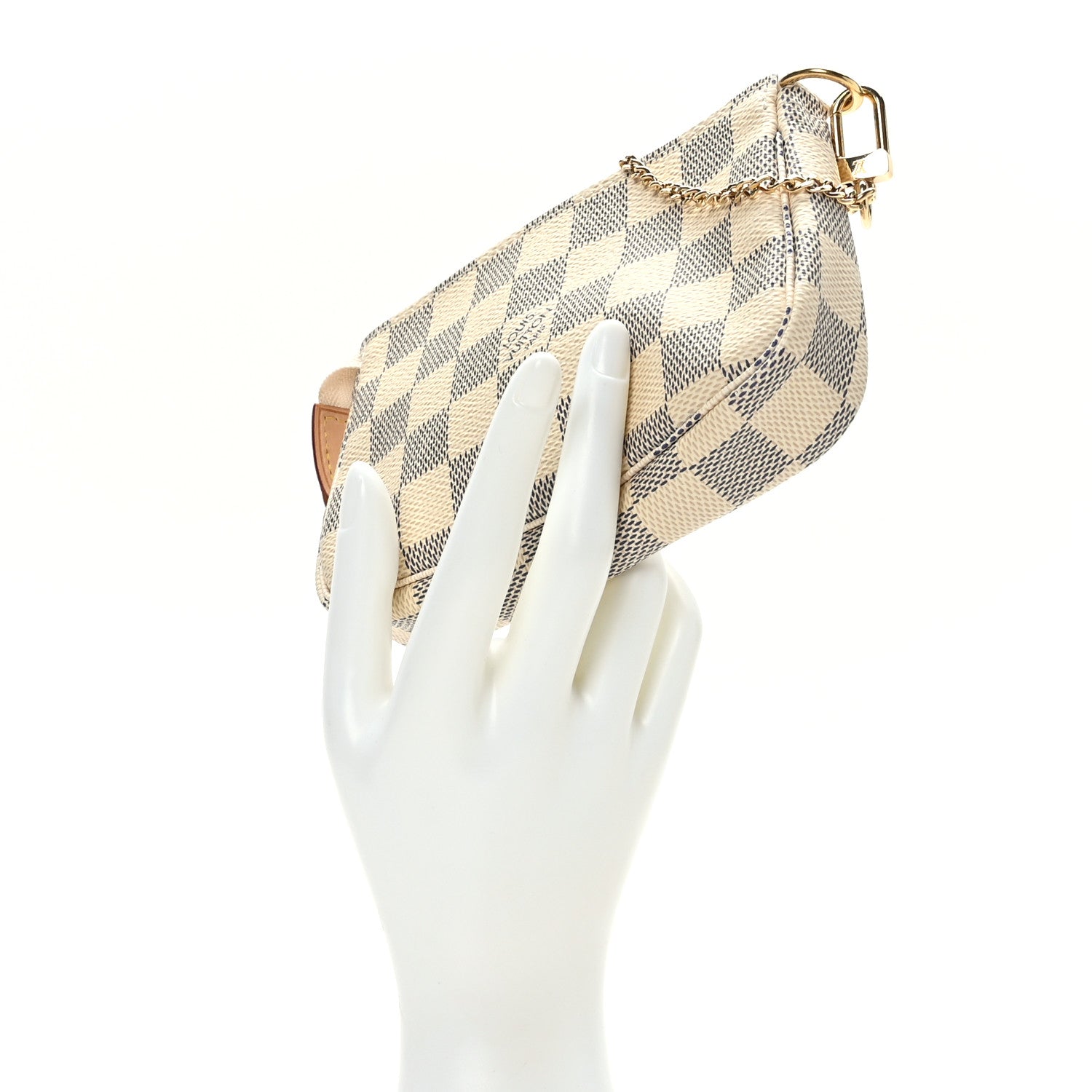 Louis Vuitton Damier Azur Mini Pochette Accessories 2 of 8