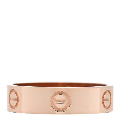 Cartier 18K Pink Gold 5.5mm LOVE Ring 61 9.5 1 of 5