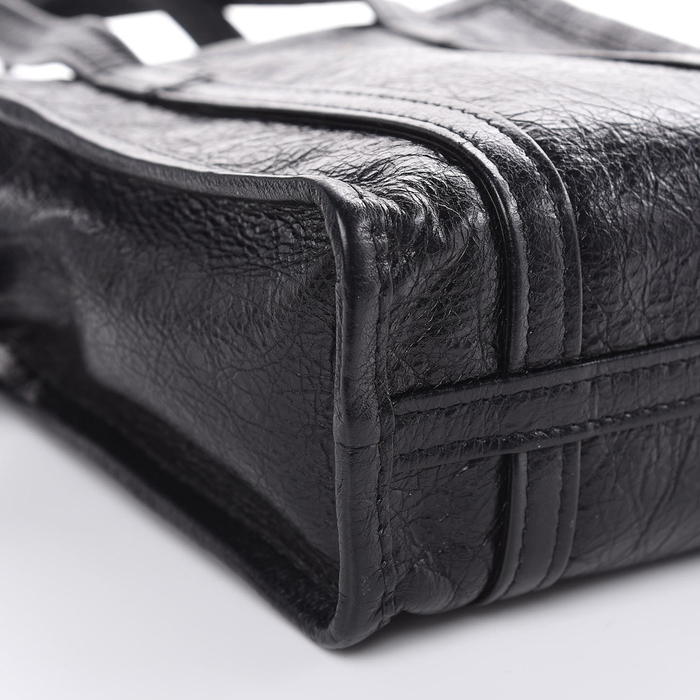 Agneau XXS Bazar Shopper Tote Black