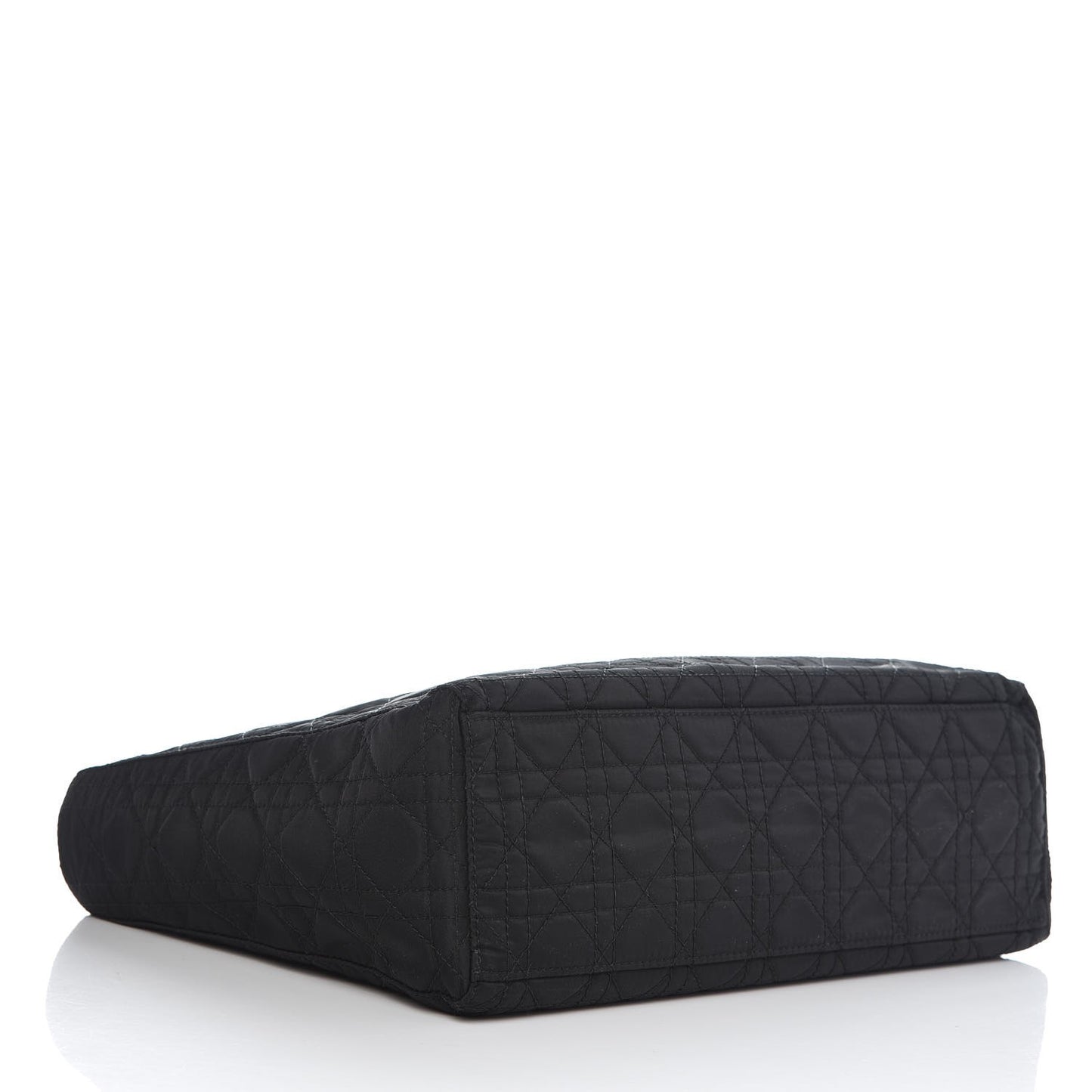 Nylon Cannage Large Lady Dior Black