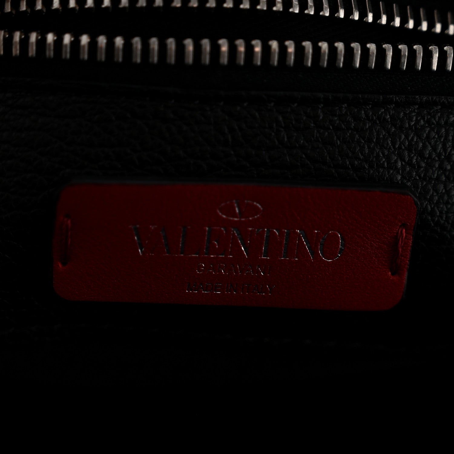 Valentino Garavani Grained Calfskin Rockstud Backpack Black 6 of 12