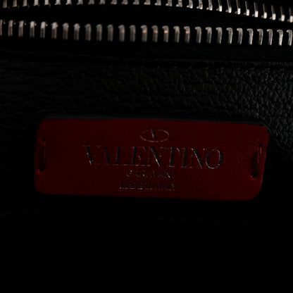 Valentino Garavani Grained Calfskin Rockstud Backpack Black 6 of 12