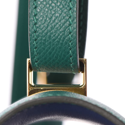 Hermes Epsom Horseshoe Constance 24 Malachite Bleu Sapphire 18 of 21