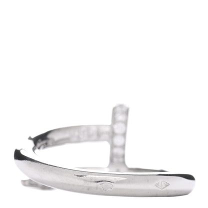 Cartier 18K White Gold Diamond Juste Un Clou Ring 49 4.75 3 of 5
