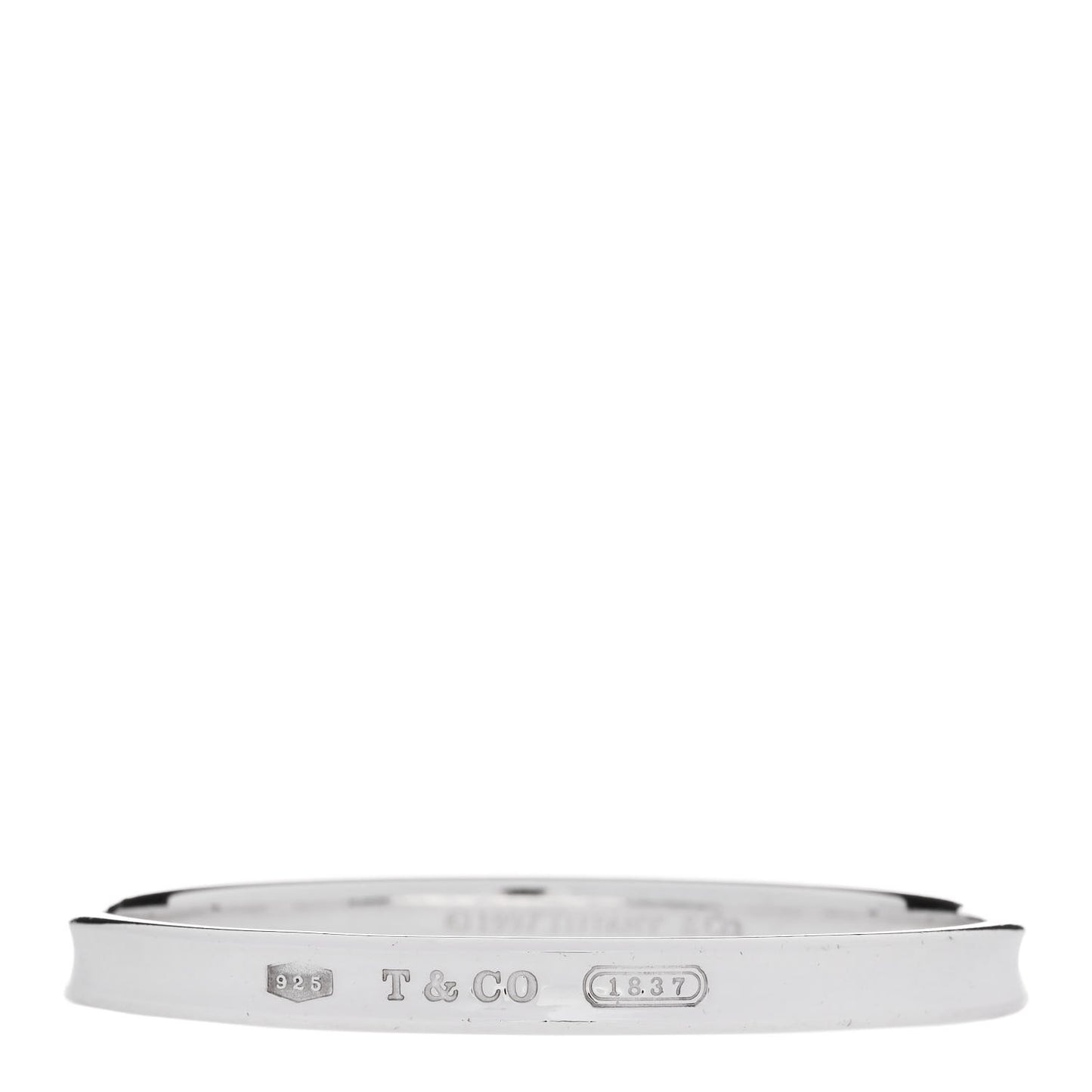 Sterling Silver Narrow 1837 Bangle Bracelet