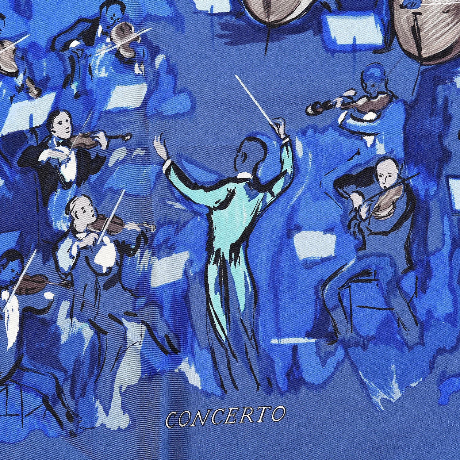 Hermes Silk Concerto Scarf 90 439321 – FASHIONPHILE