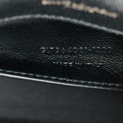 Saint Laurent Grain De Poudre Medium Classic Monogram Monochrome Kate Satchel Black 8 of 11