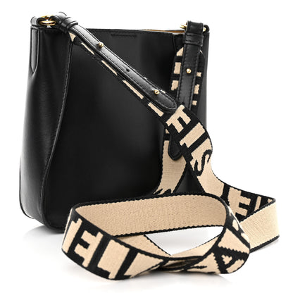 Stella McCartney Eco Alter Nappa Perforated Logo Tiny Crossbody Black 3 of 9