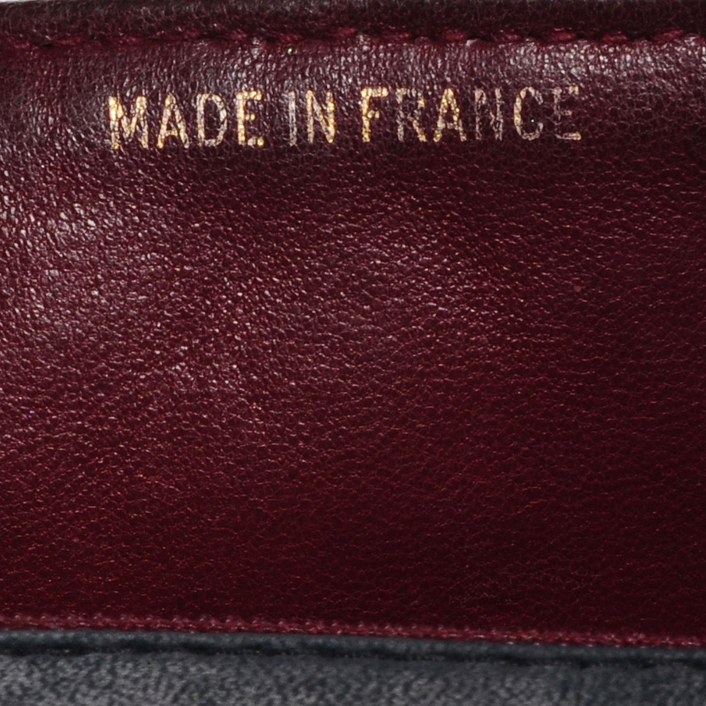 Lambskin Quilted Mini Flap Navy