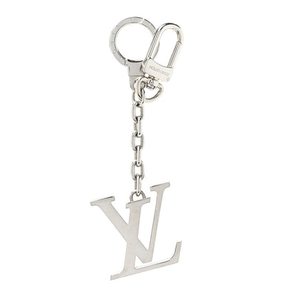 Louis Vuitton LV Facettes Bag Charm Key Holder Silver 1 of 3