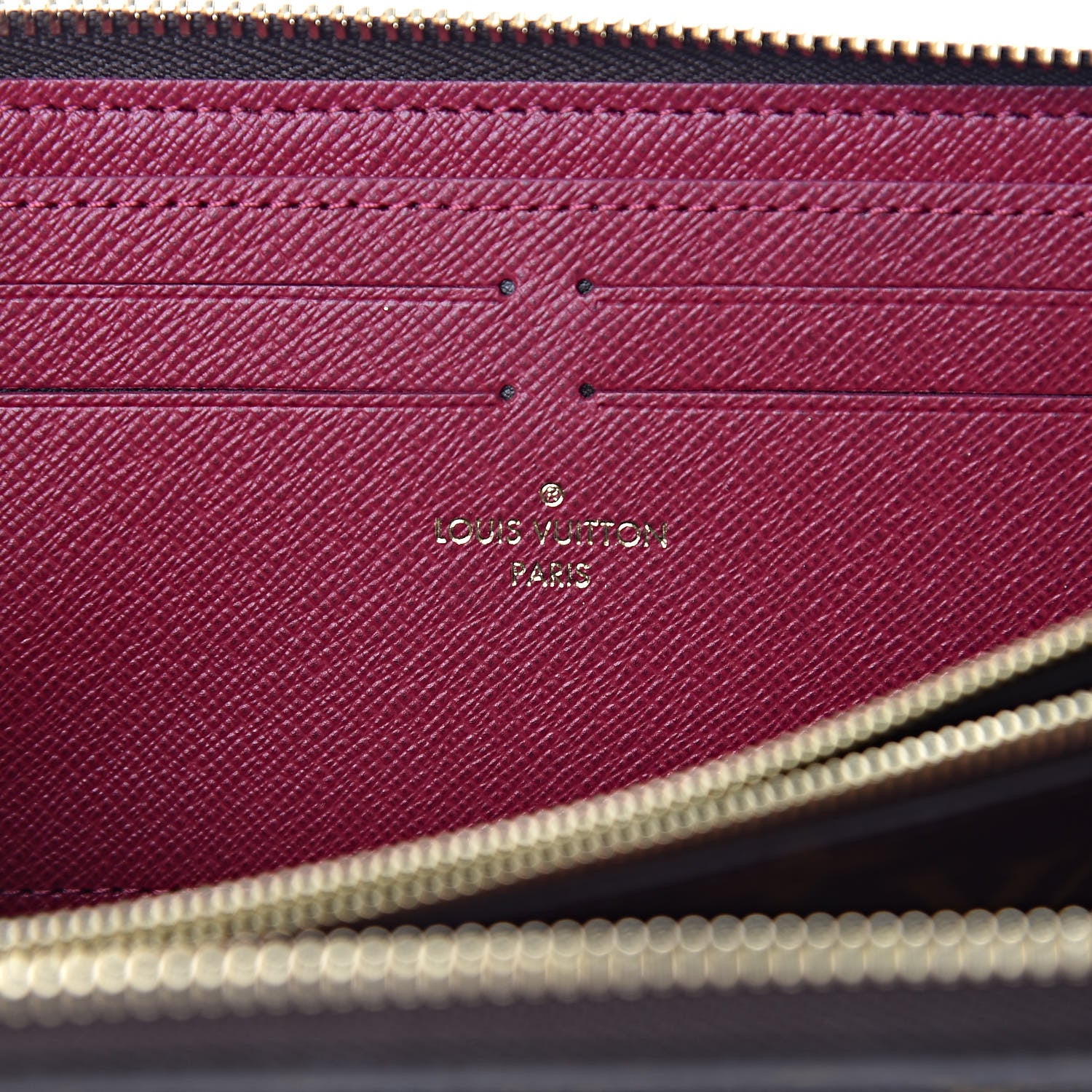 Louis Vuitton Monogram Clemence Wallet Fuchsia 6 of 8
