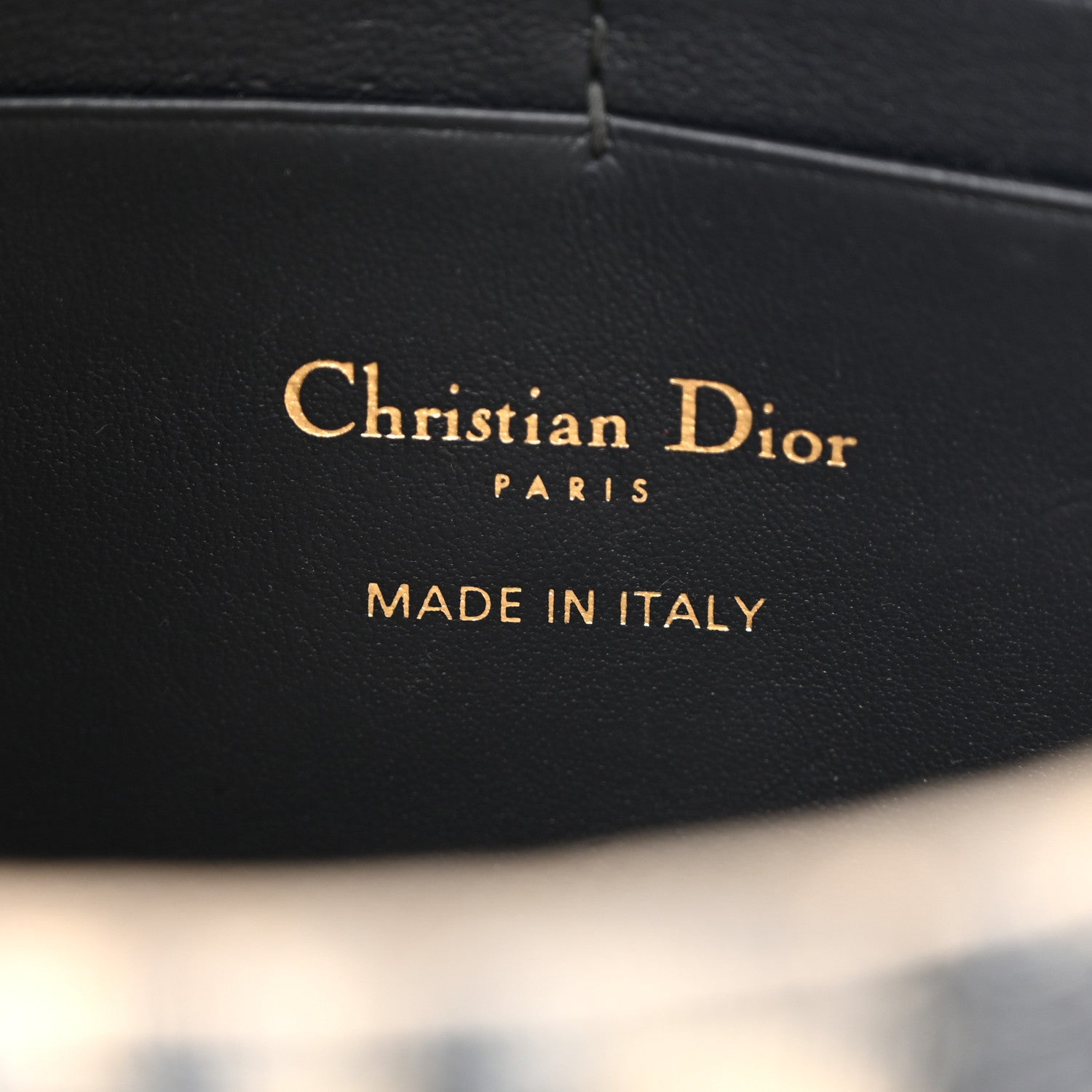 Christian Dior Oblique Saddle Chain Pouch Blue 6 of 10