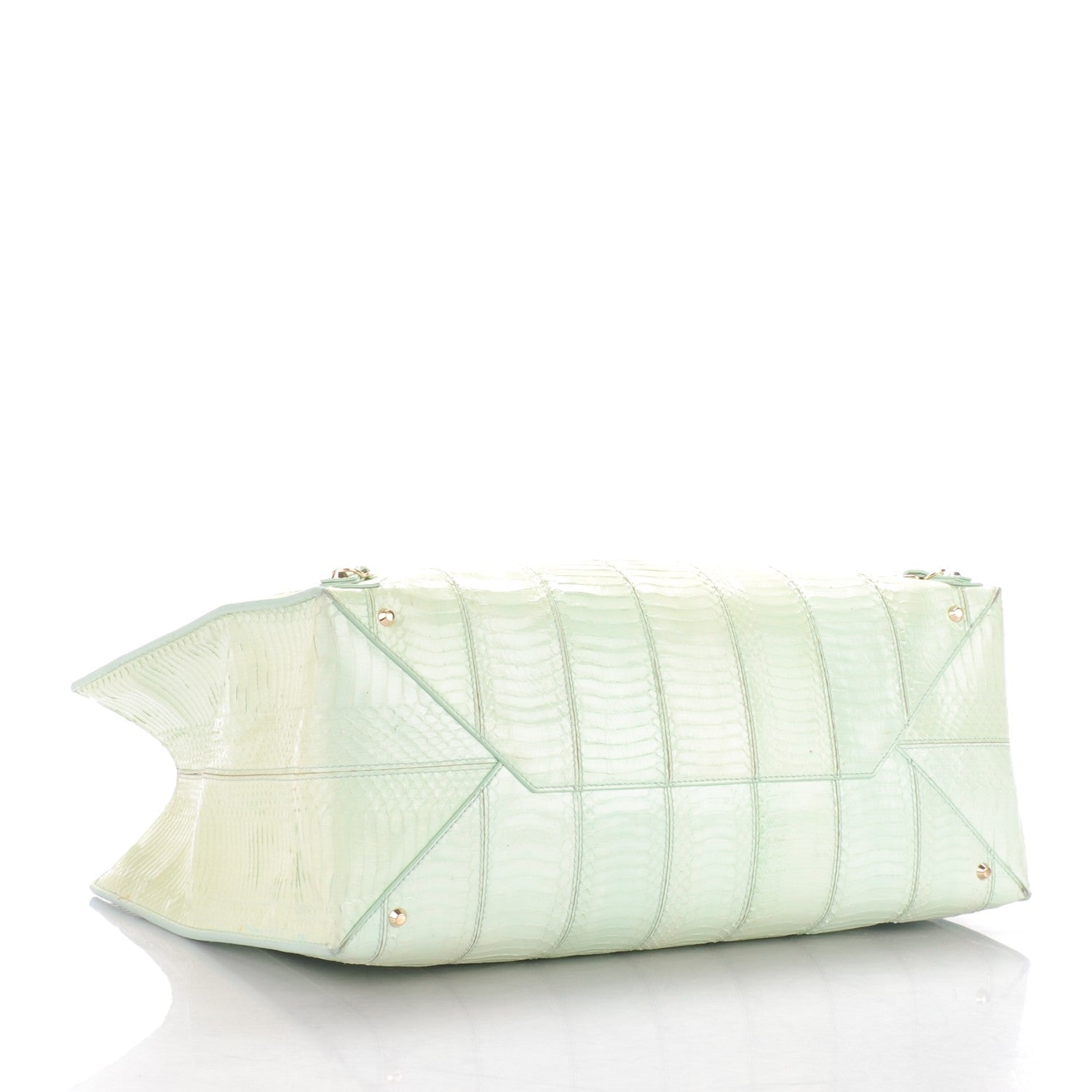 Balenciaga Python Papier A4 Tote Vert 4 of 9