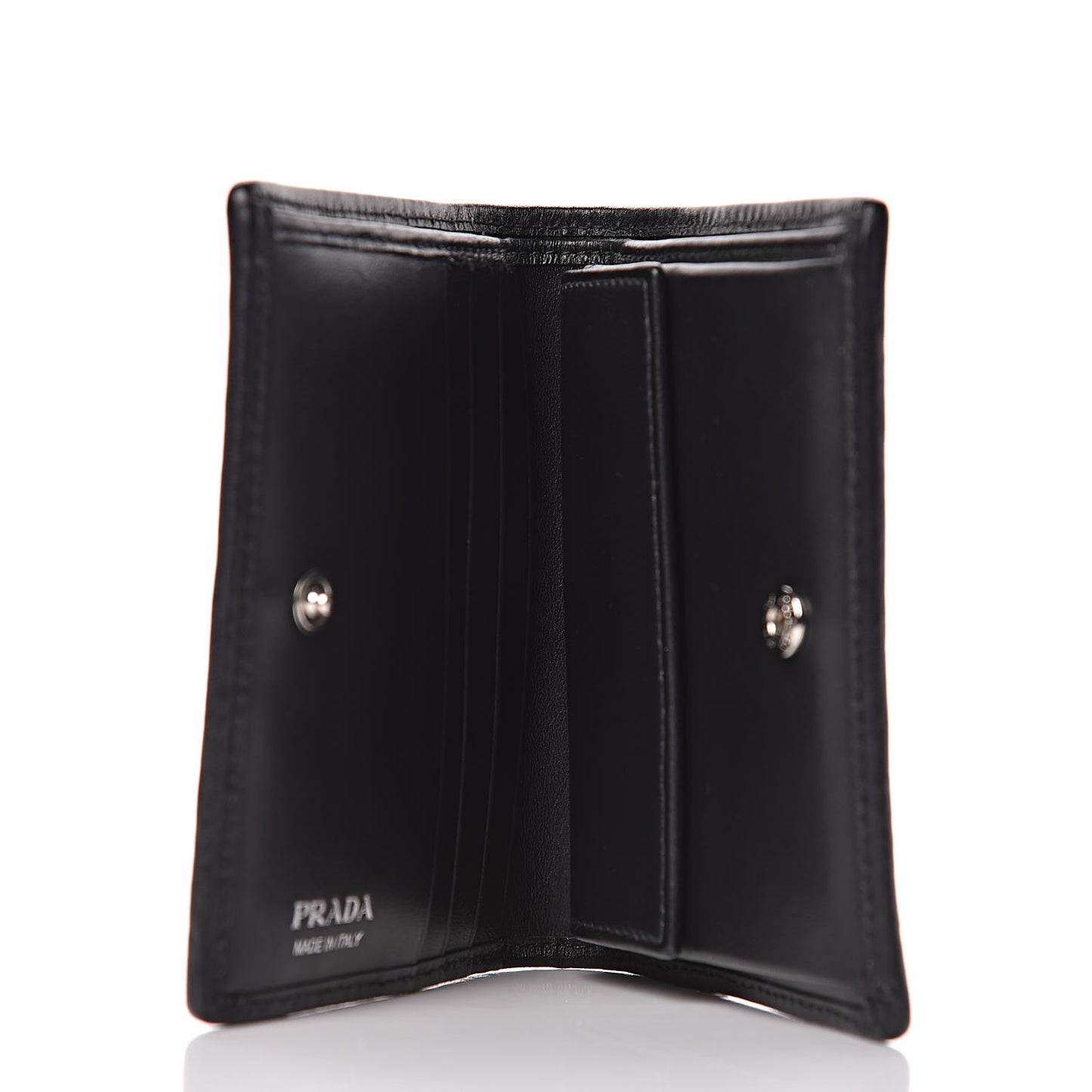 Soft Calfskin Impunture Diagramme Wallet Black