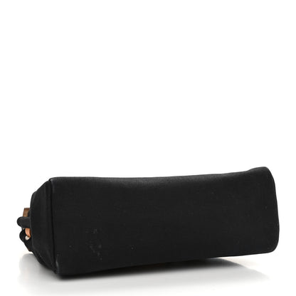 Hermes Barenia Toile Herbag 2 in 1 PM Black 5 of 19