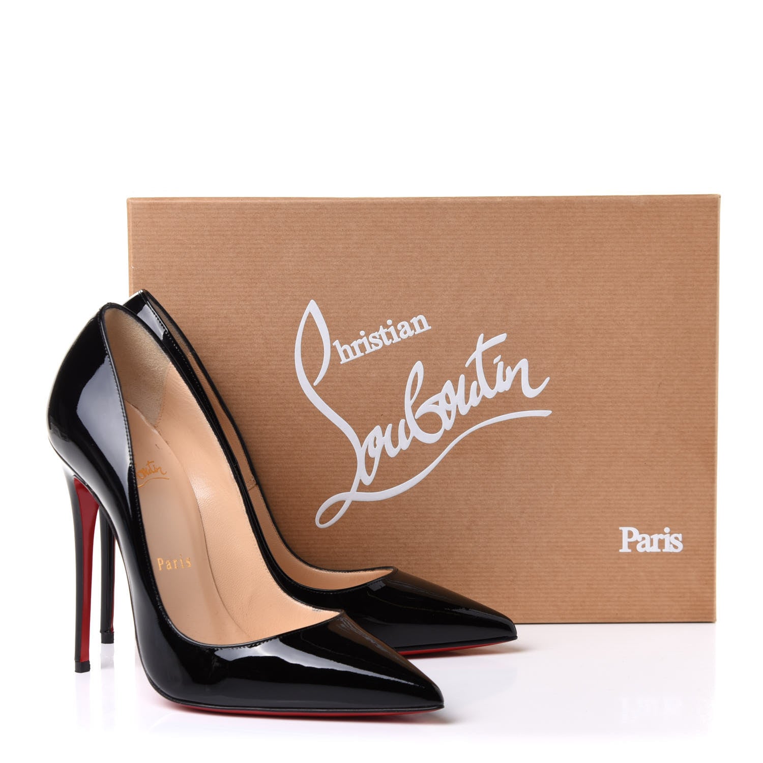 Christian Louboutin Patent So Kate 120 Pumps 37 Black 11 of 11