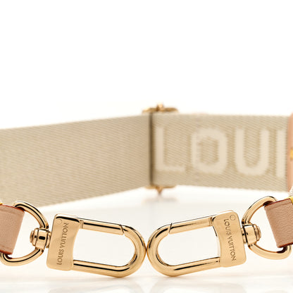 Louis Vuitton Jacquard High Rise Shoulder Strap Beige 3 of 3