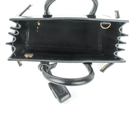 Saint Laurent Calfskin Bi-Color Nano Sac De Jour Porcellana Black 5 of 6