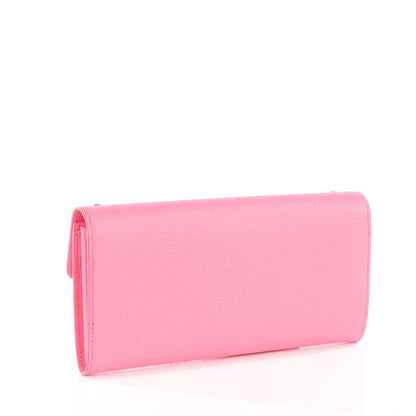 Fendi Vitello Elite Crystal Monster Eyes Simply Continental Wallet Lollypop Black 4 of 10