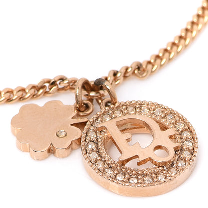 Christian Dior Crystal Logo Bracelet Gold 7 of 8