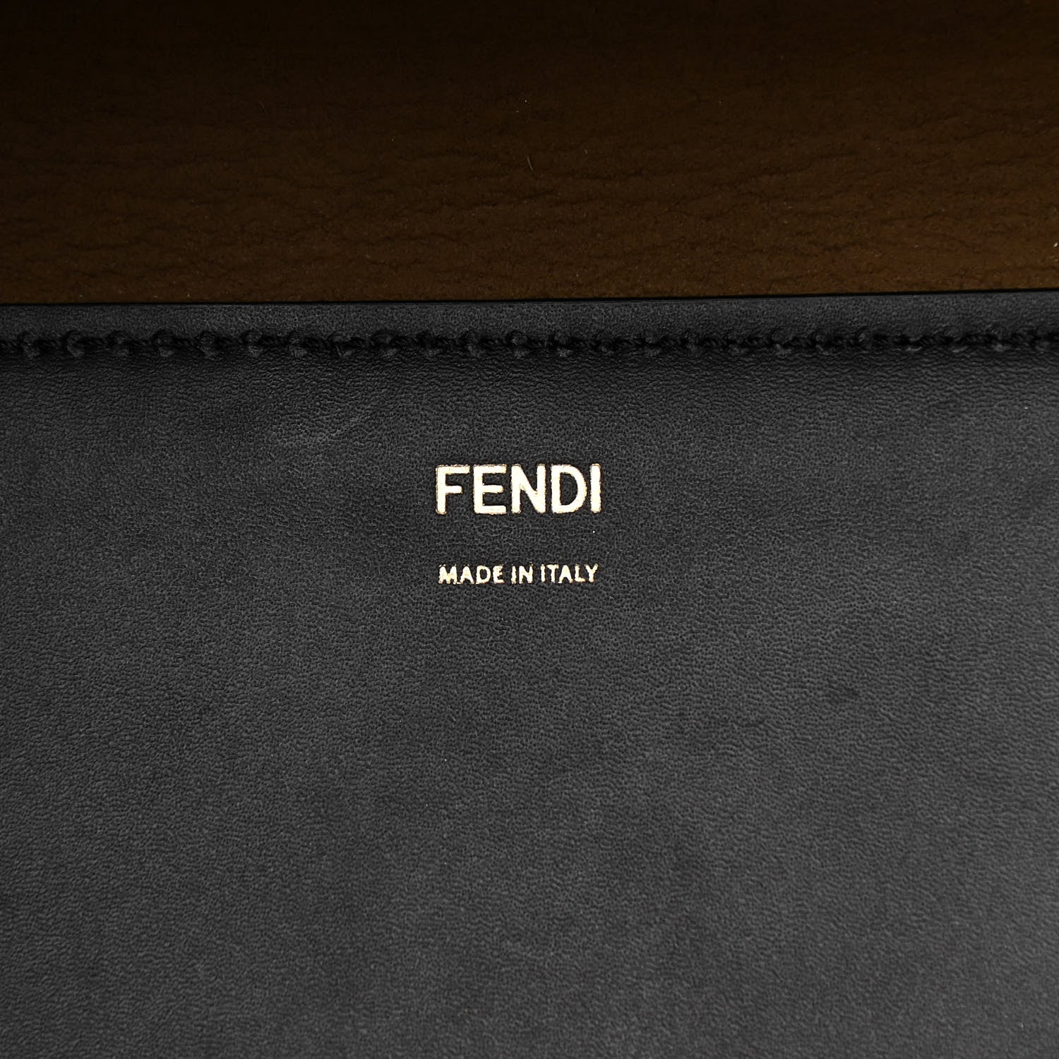 Fendi Vitello King Plexiglass Large Fendi Sunshine Shopper Tote Black 6 of 11