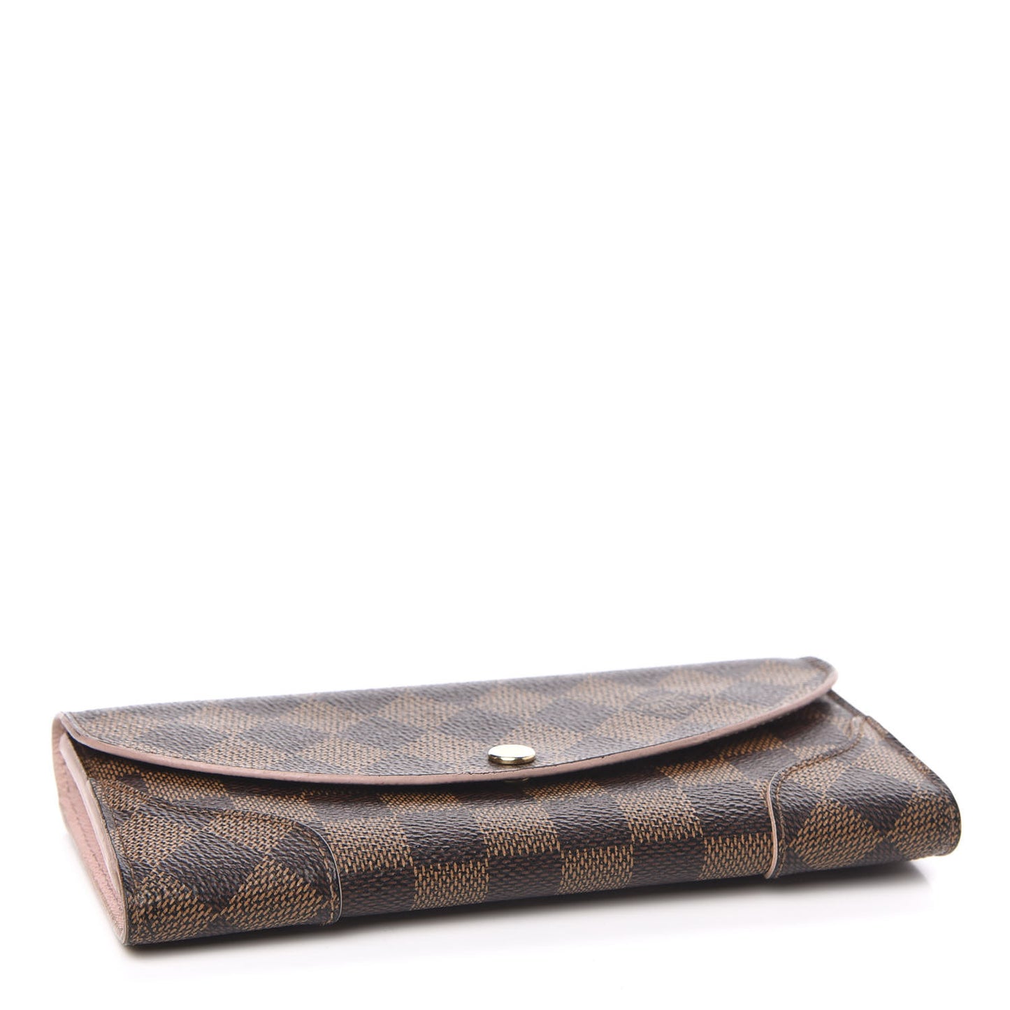 Damier Ebene Caissa Wallet Rose Ballerine