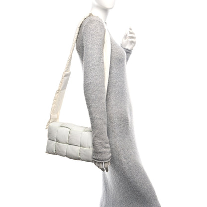 Bottega Veneta Nylon Intrecciato Padded Tech Mini Cassette Belt Bag White 2 of 15