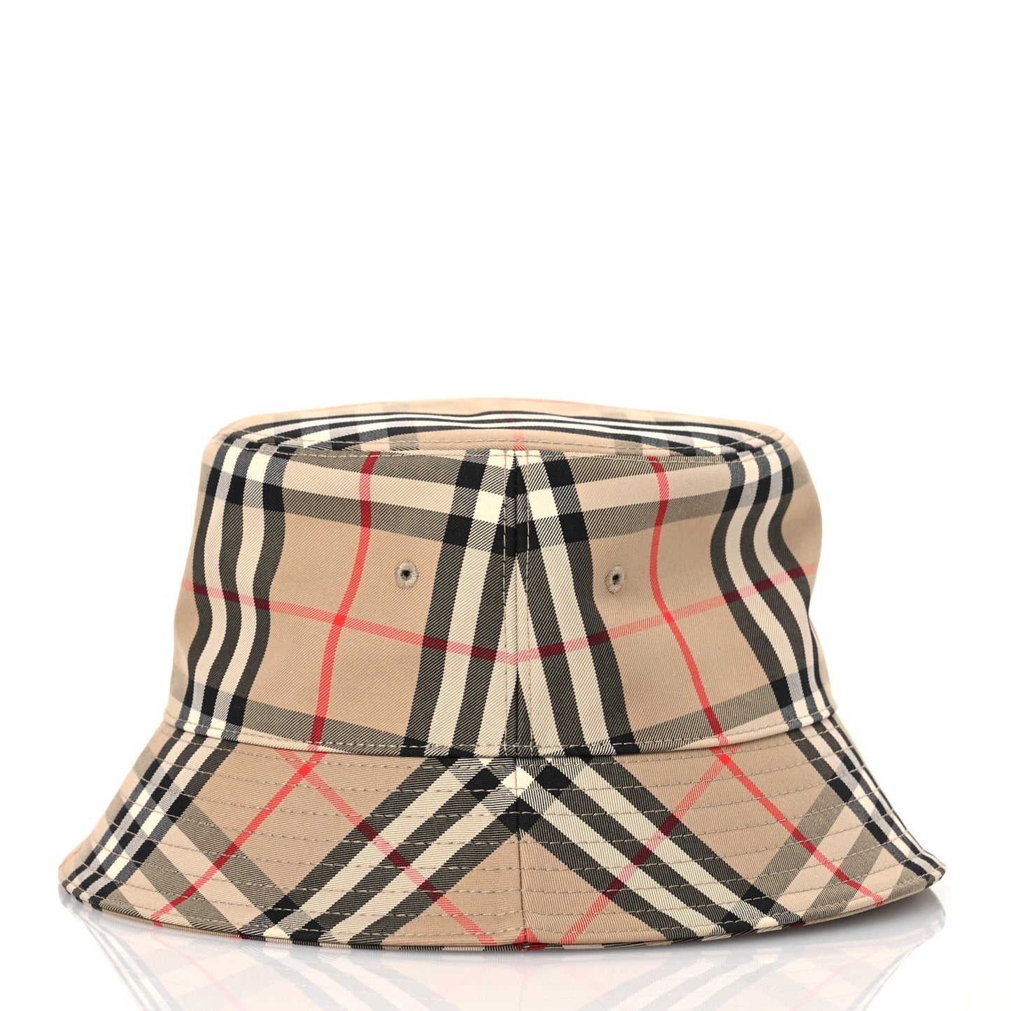 Technical Cotton Vintage Check Bucket Hat M Archive Beige