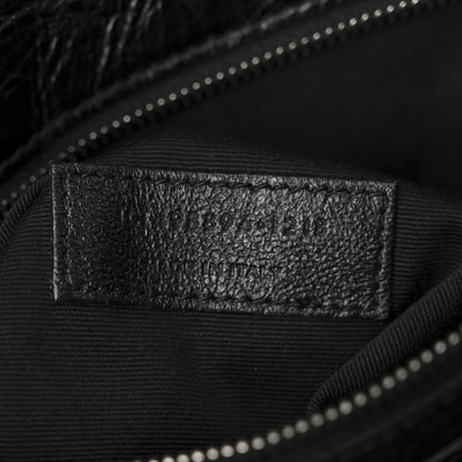 Saint Laurent Crinkled Calfskin Matelasse Monogram Medium Niki Chain Satchel Black 7 of 10