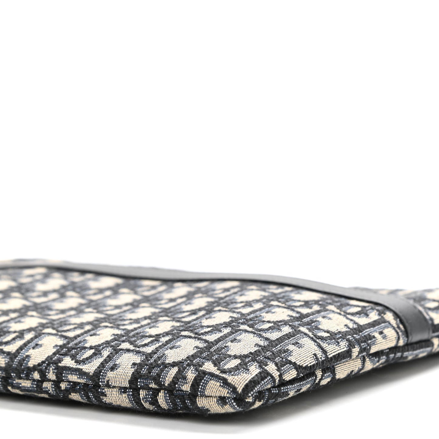Oblique Pouch Clutch Blue