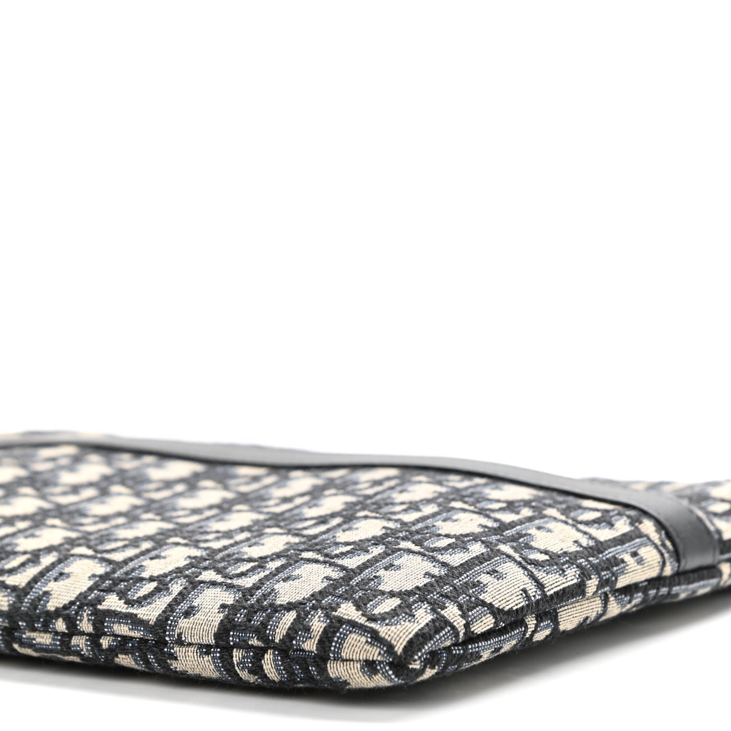 Christian Dior Oblique Pouch Clutch Blue 10 of 10