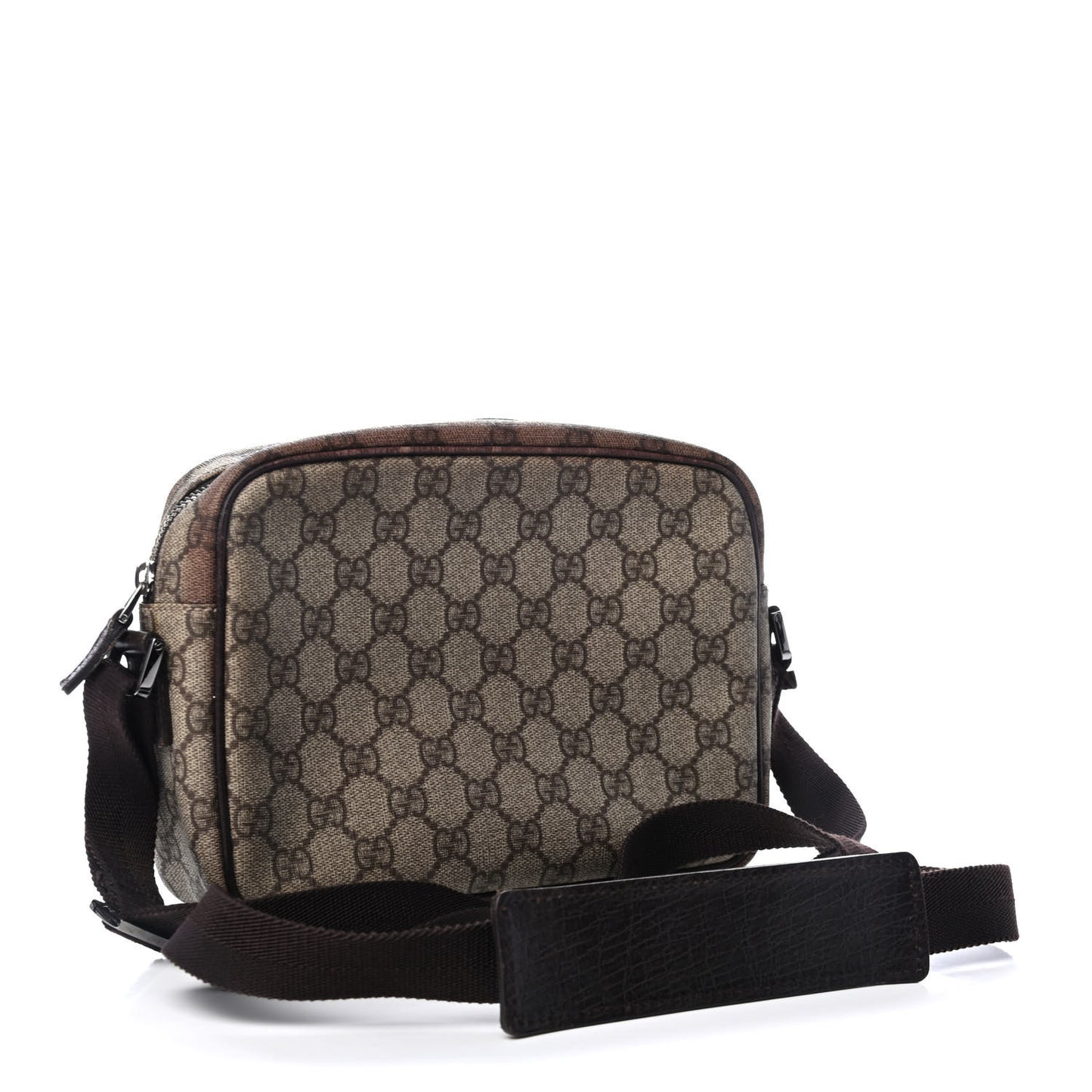 GG Plus Monogram Shoulder Bag Dark Brown