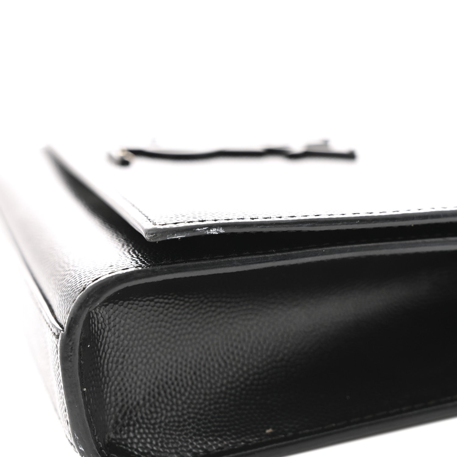 Saint Laurent Grain De Poudre Medium Classic Monogram Monochrome Kate Satchel Black 11 of 12