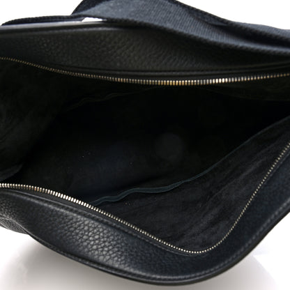 The Row Grained Calfskin Large Slouchy Banana Bag Black 5 of 9