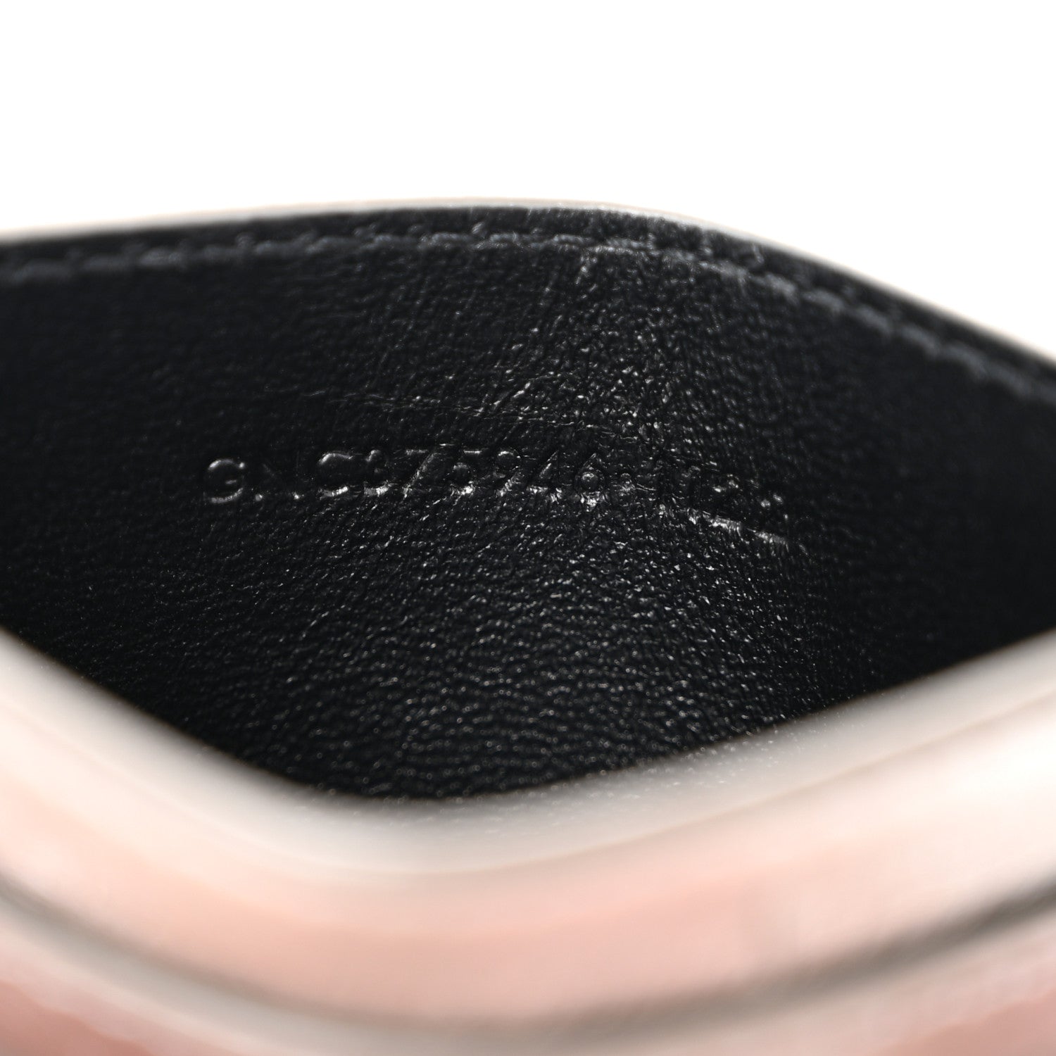 Saint Laurent Metallic Eel Credit Card Case Silver 7 of 9
